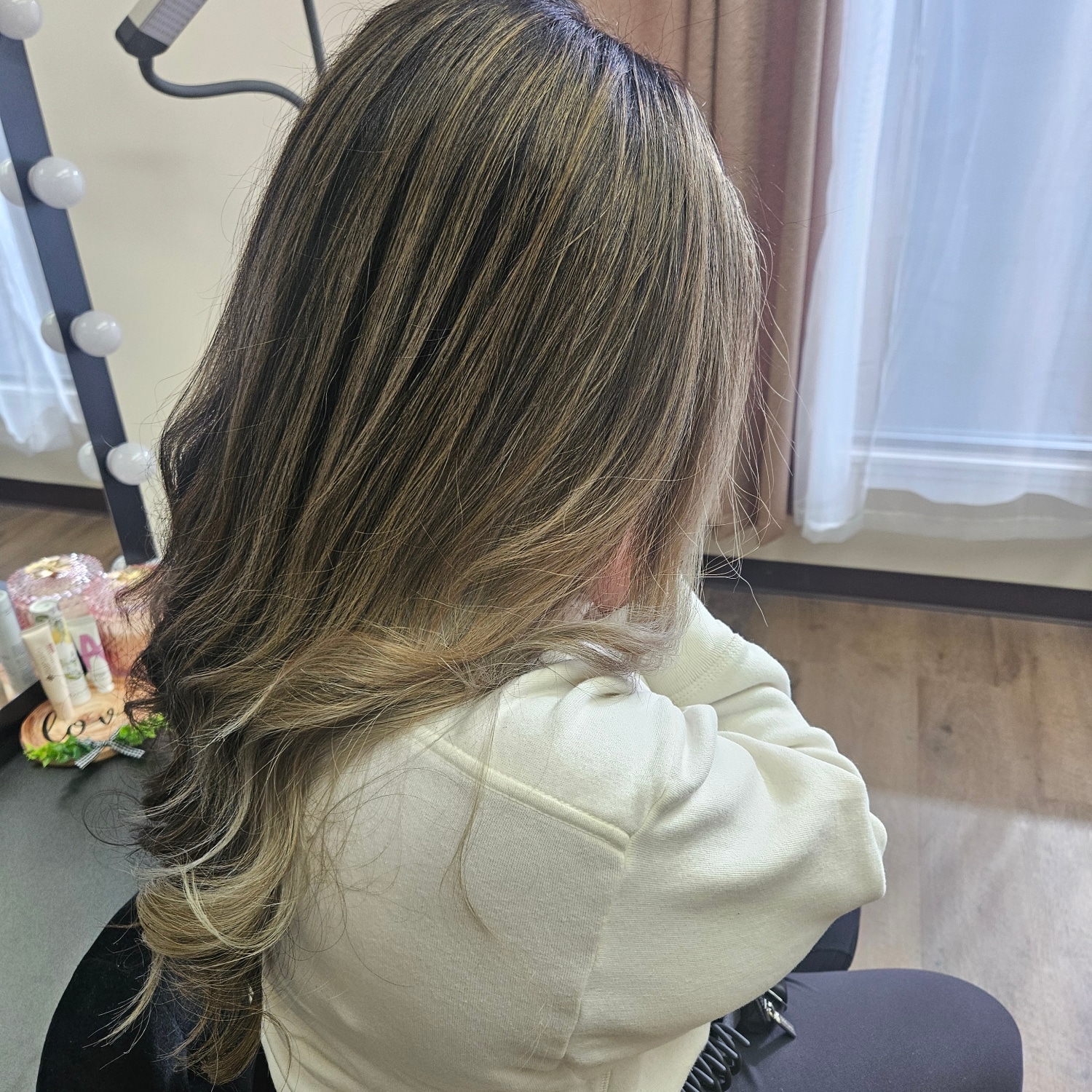 Efectos de color Balayage